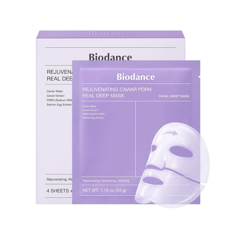 Biodance Rejuvenating Caviar PDRN - Masque 4 pièces