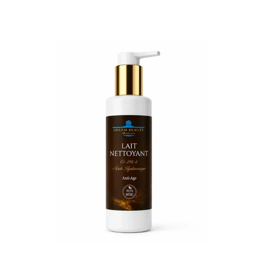 DBSkincare Lait nettoyant OR & acide hyluronique