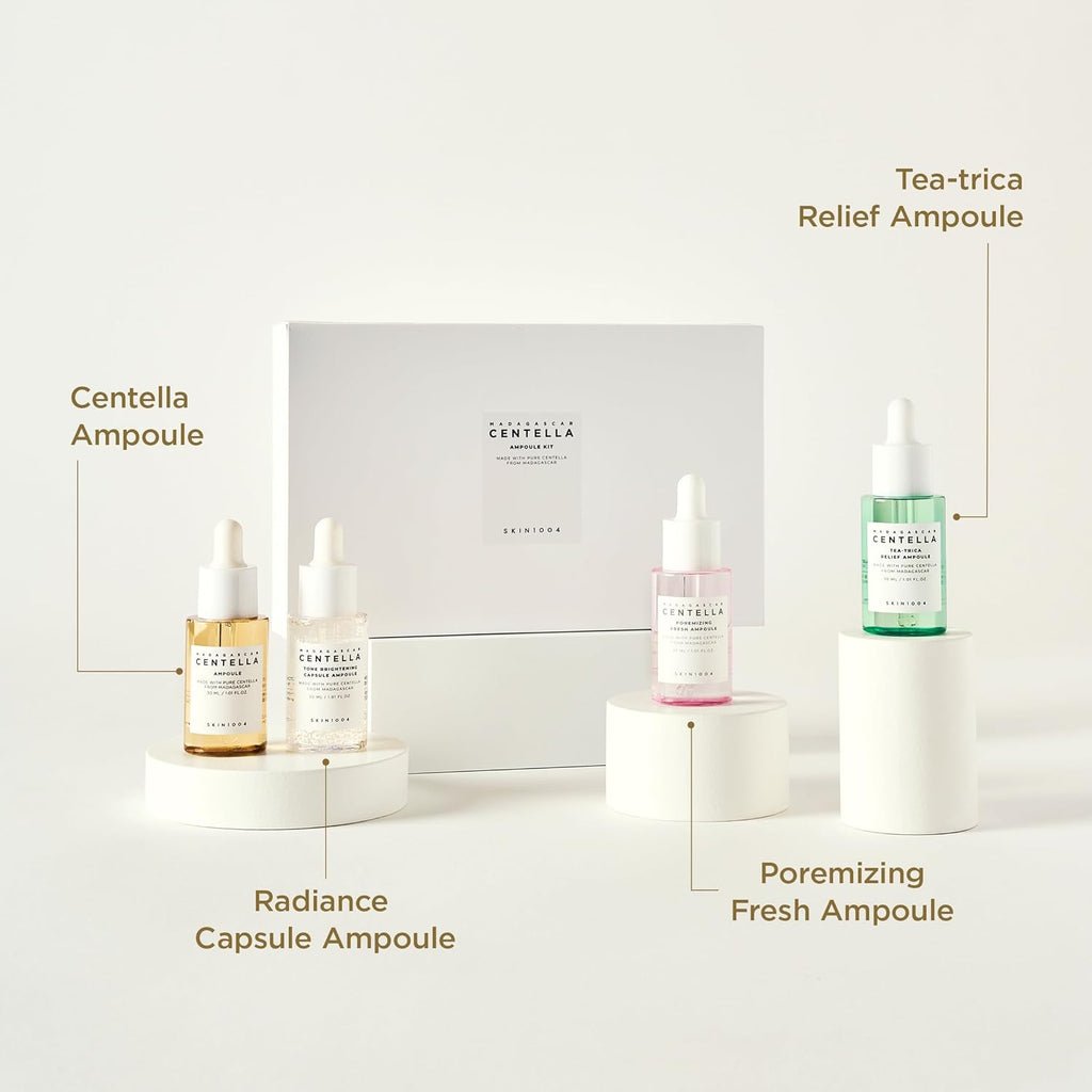 SKIN1004 Madagascar Centella Ampoule Kit – 4 Mini Ampoules