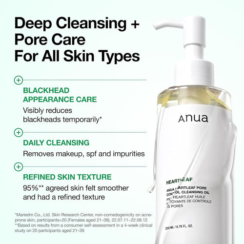 Anua Heartleaf Pore Control Cleansing Oil – 200 ml