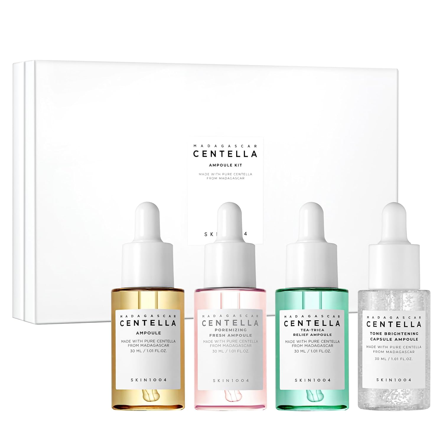 SKIN1004 Madagascar Centella Ampoule Kit – 4 Mini Ampoules