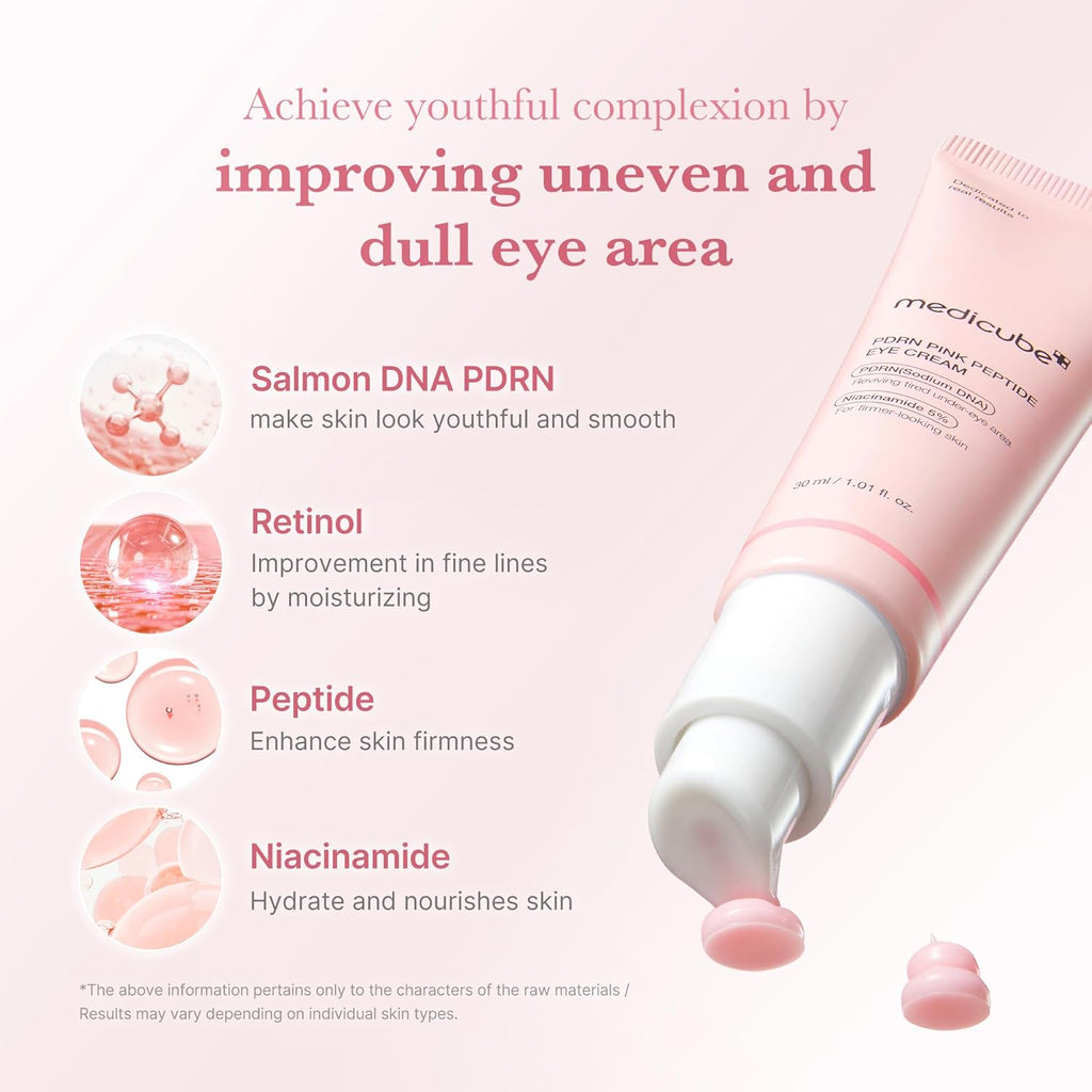 Medicube Crème pour les yeux PDRN Pink Peptide