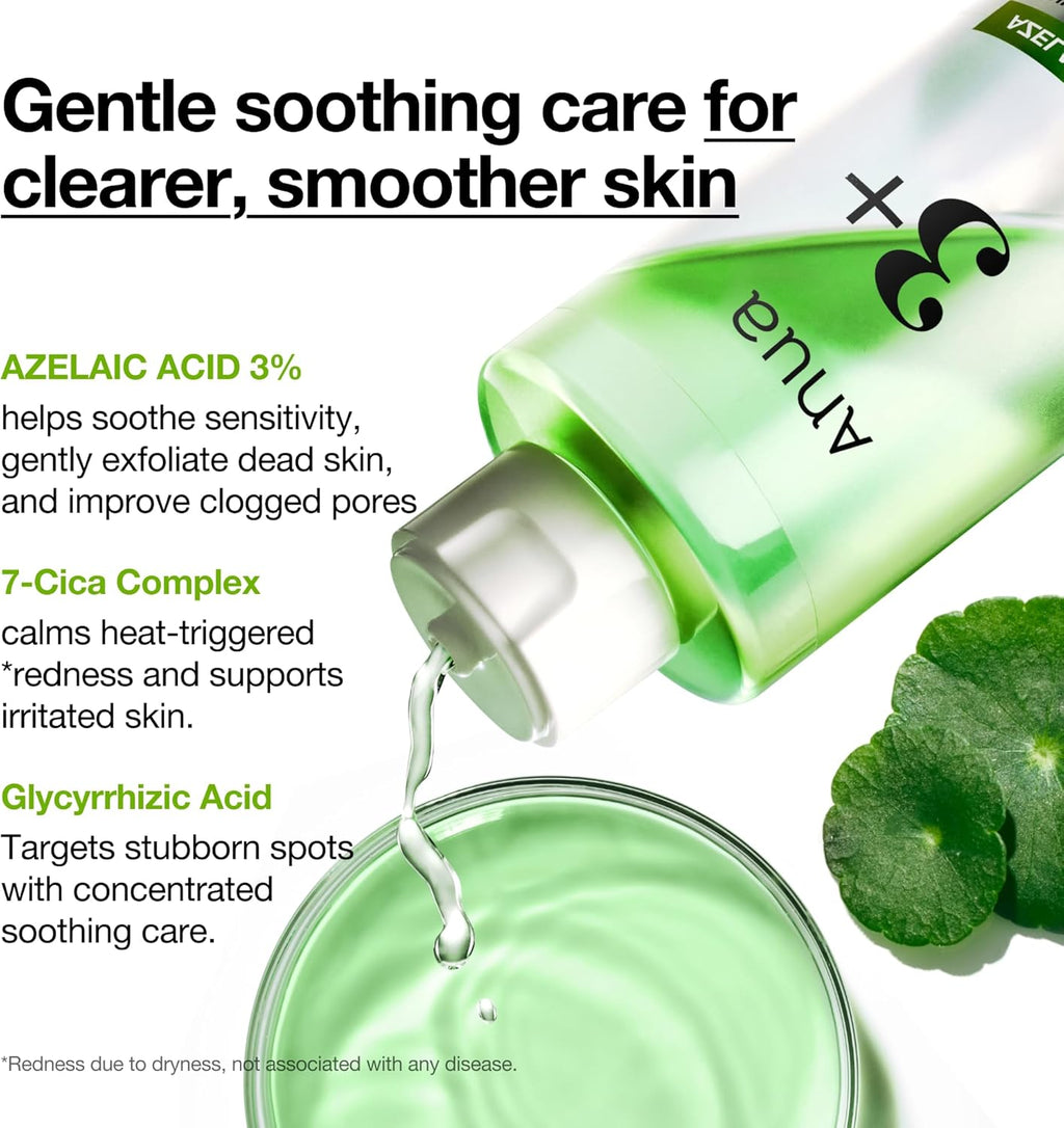 Anua Azelaic Acid 3+Cica Skin Clarifying Toner–250 ml