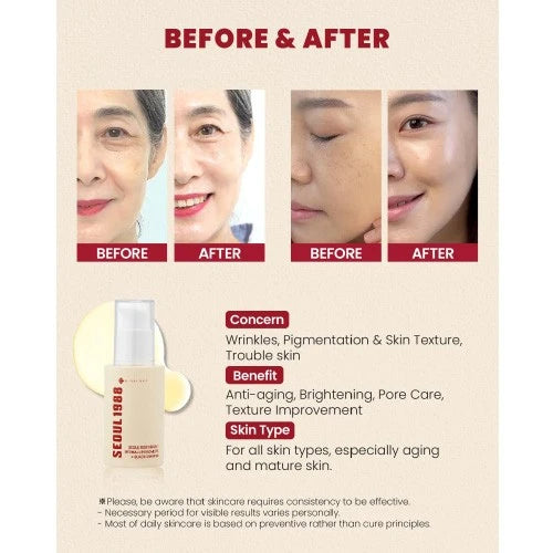 KSECRET  Crème SEOUL 1988 : Liposomes de rétinal 1 % + Riz fermenté