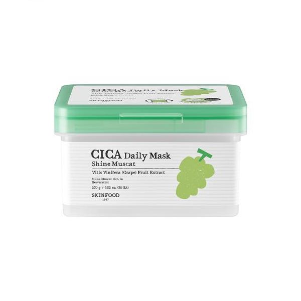 SKINFOOD - Masque Quotidien Shine Muscat Cica - 30 unités