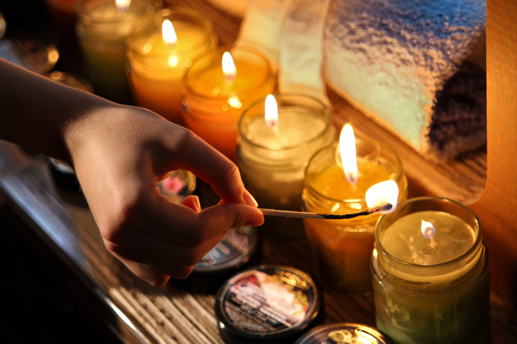 bougies de massage La Crémerie